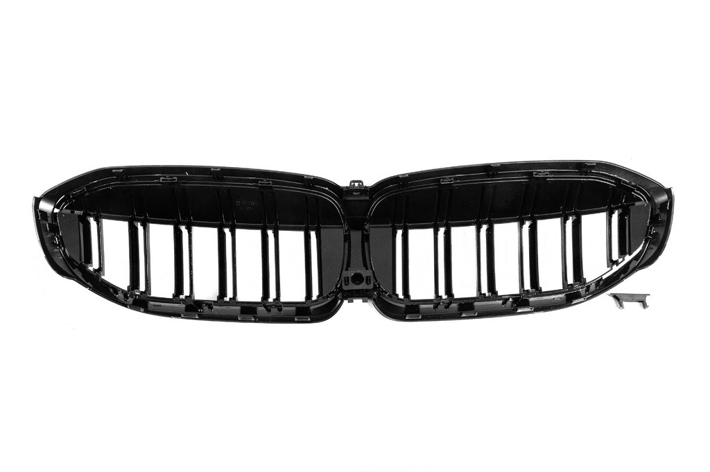 M-Look V2 Kidney Grilles (2018-2022, Gloss Black) for BMW 3 Series G20/21 2018- - image 6