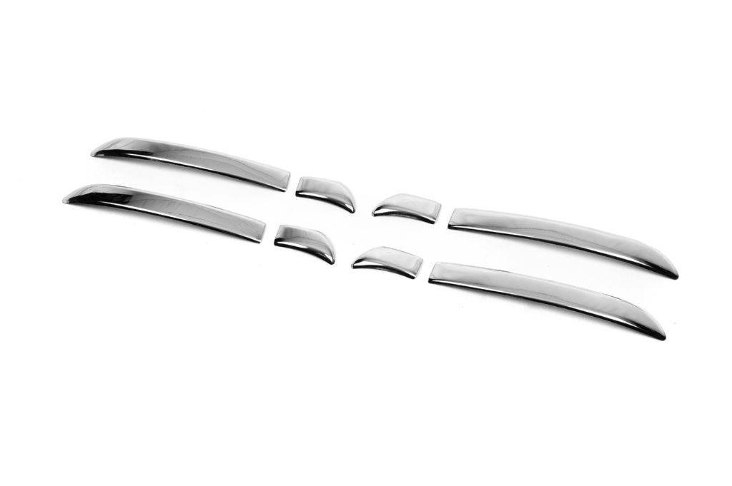 Pads on the handles flat (4 pieces, stainless steel) for Volkswagen Passat B6 2006-2012 - Reelken Auto