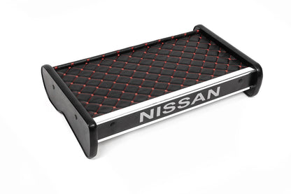 Dashboard Shelf (2001-2010, Black with Red Stitching) for Nissan Primastar 2002-2014 - image 3