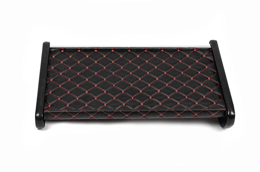Panel shelf (2001-2010, Black with red thread) for Nissan Primastar 2002-2014 - Reelken Auto