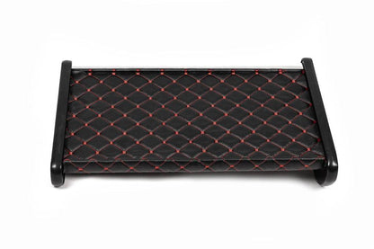Panel shelf (2001-2010, Black with red thread) for Nissan Primastar 2002-2014 - Reelken Auto