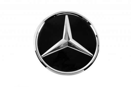 Front emblem under glass, chrome edging a0008880111 for Mercedes GLE coupe C292 2015-2019 - Reelken Auto