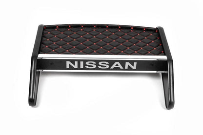 Panel shelf (2010-2014, Black with red thread) for Nissan Primastar 2002-2014 - Reelken Auto