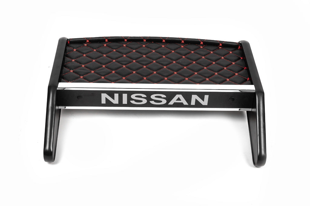 Dashboard Shelf (2010-2014, Black with Red Stitching) for Nissan Primastar 2002-2014 - image 2