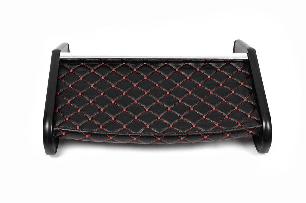 Panel shelf (2010-2014, Black with red thread) for Nissan Primastar 2002-2014 - Reelken Auto