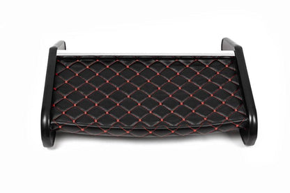 Panel shelf (2010-2014, Black with red thread) for Nissan Primastar 2002-2014 - Reelken Auto