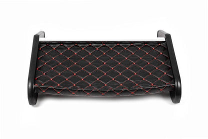 Panel shelf (2010-2014, Black with red thread) for Opel Vivaro 2001-2015 - Reelken Auto