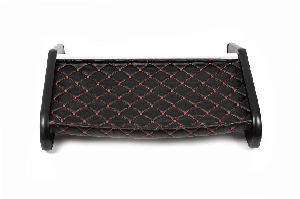 Dashboard Shelf (2010-2014, Black with Red Stitching) for Opel Vivaro 2001-2015 - image 4