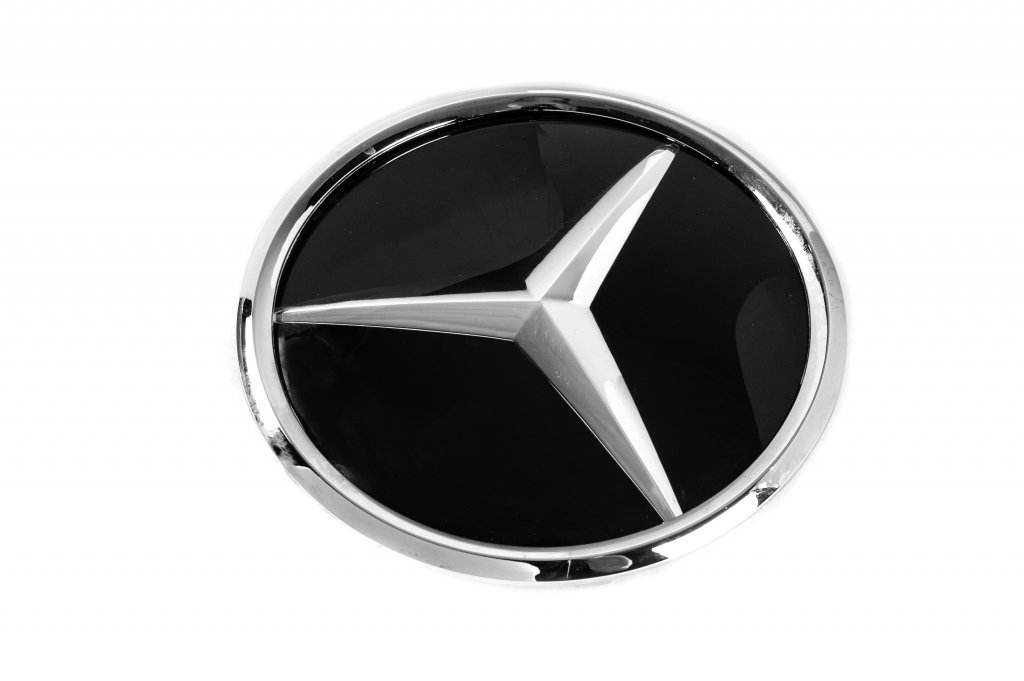 Front emblem under glass, chrome edging a0008881000 for Mercedes E-class W213 2016-2023 - Reelken Auto