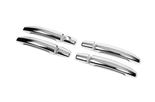 Pads on handles (4-piece, stainless steel) for Opel Corsa E 2015-2019 - Reelken Auto