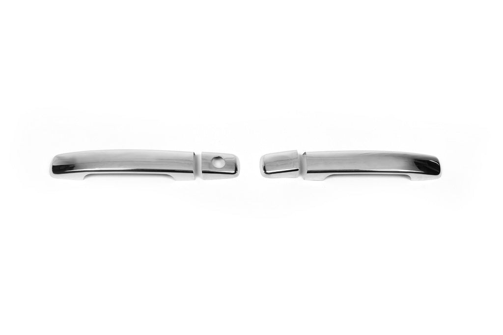 Covers for handles (2 pcs, stainless steel) for Nissan Pathfinder R51 2005-2014 - image 2