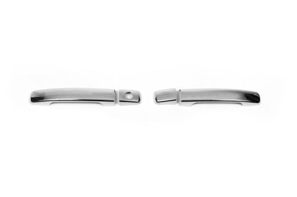 Covers for handles (2 pcs, stainless steel) for Nissan Pathfinder R51 2005-2014 - image 2