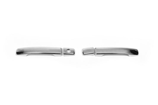 Covers for handles (2 pcs, stainless steel) for Nissan Pathfinder R51 2005-2014 - image 2