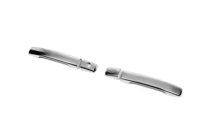 Covers for handles (2 pcs, stainless steel) for Nissan Pathfinder R51 2005-2014 - image 6