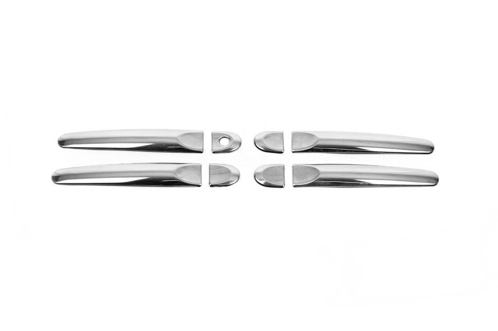 Covers for handles (4 pieces, stainless steel.) for Nissan Micra K13 2011-2016 - Reelken Auto