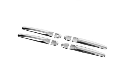 Chrome Door Handle Covers (4 pcs, Stainless Steel) for Nissan Micra K13 2011-2016 - image 3