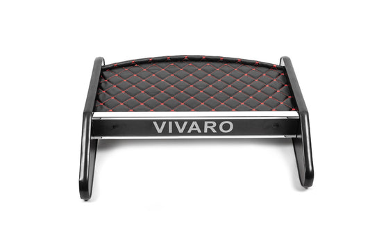 Dashboard Shelf (2001-2010, Black with Red Stitching) for Opel Vivaro 2001-2015 - image 2