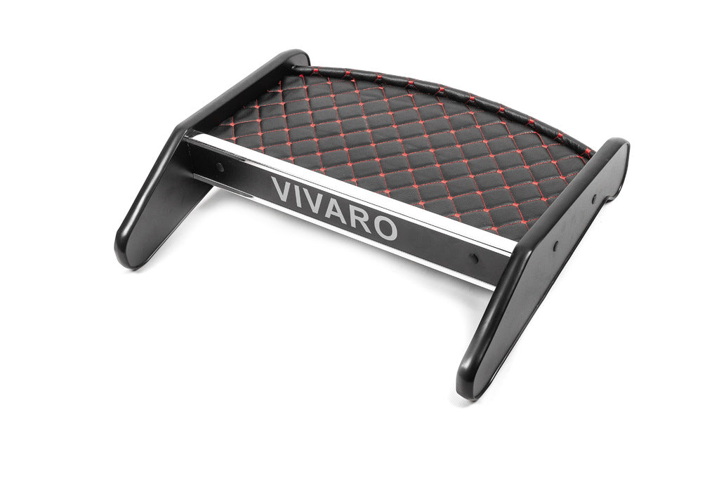 Dashboard Shelf (2001-2010, Black with Red Stitching) for Opel Vivaro 2001-2015 - image 3