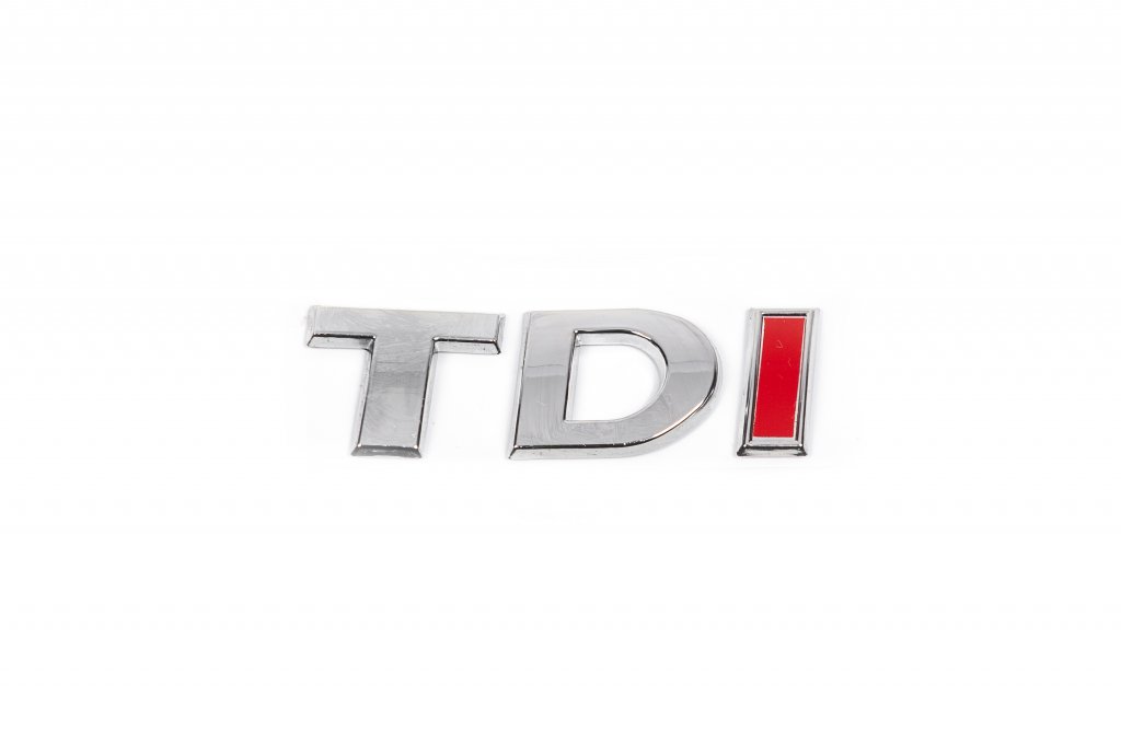 The inscription Tdi (oblique type) for Volkswagen Polo 2010-2017 - image 1
