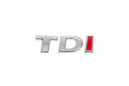 The inscription Tdi (oblique type) for Volkswagen Polo 2010-2017 - image 1