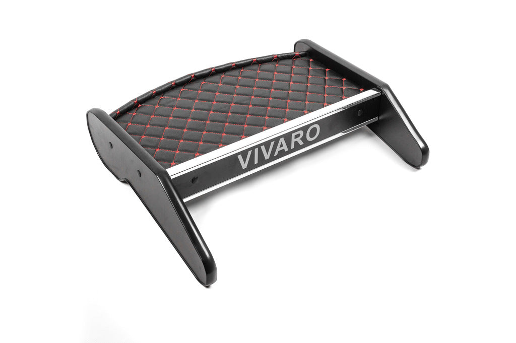 Dashboard Shelf (2001-2010, Black with Red Stitching) for Opel Vivaro 2001-2015 - image 1