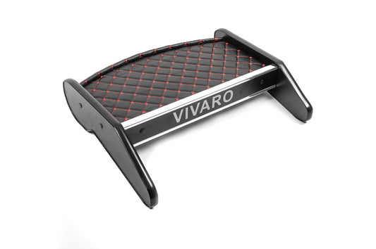 Dashboard Shelf (2001-2010, Black with Red Stitching) for Opel Vivaro 2001-2015 - image 1