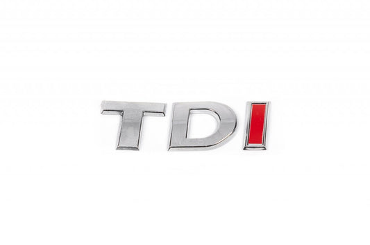 The inscription Tdi (oblique type) for Volkswagen Golf 7/E-Golf - image 1
