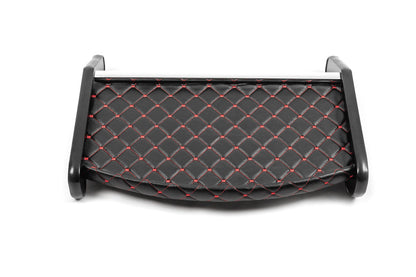 Dashboard Shelf (2001-2010, Black with Red Stitching) for Opel Vivaro 2001-2015 - image 4