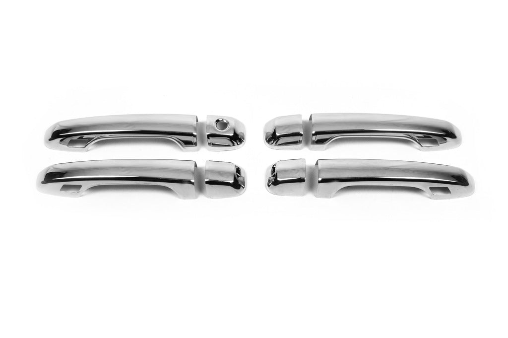 Door handle covers 2015↗ (4 pcs, stainless steel) for Toyota Land Cruiser 200 2007-2021 - image 1