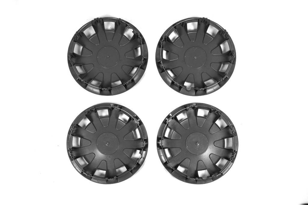 Caps gray ABS (1 roller, 4 pcs.) for Volkswagen Crafter 2006-2016 - Reelken Auto