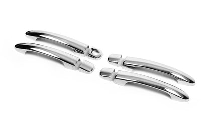 Chrome Door Handle Covers (4 pcs, Stainless Steel) for Fiat Bravo 2008-2016 - image 3