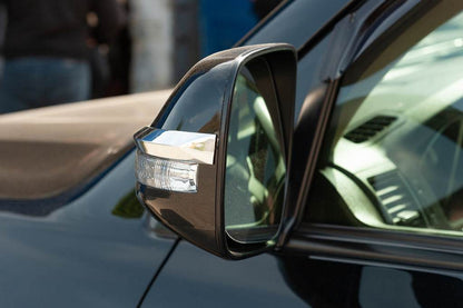 Strips on mirrors (2 piece, chrome) for Toyota Land Cruiser Prado 150 - Reelken Auto