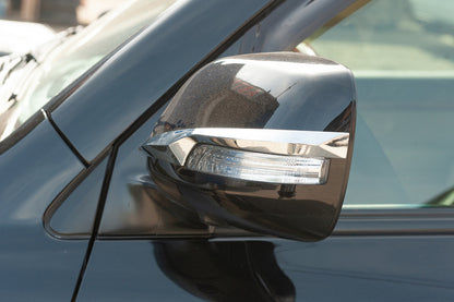 Mirror covers (2 pcs, chrome) for Toyota Land Cruiser Prado 150 2009-2023 - image 2