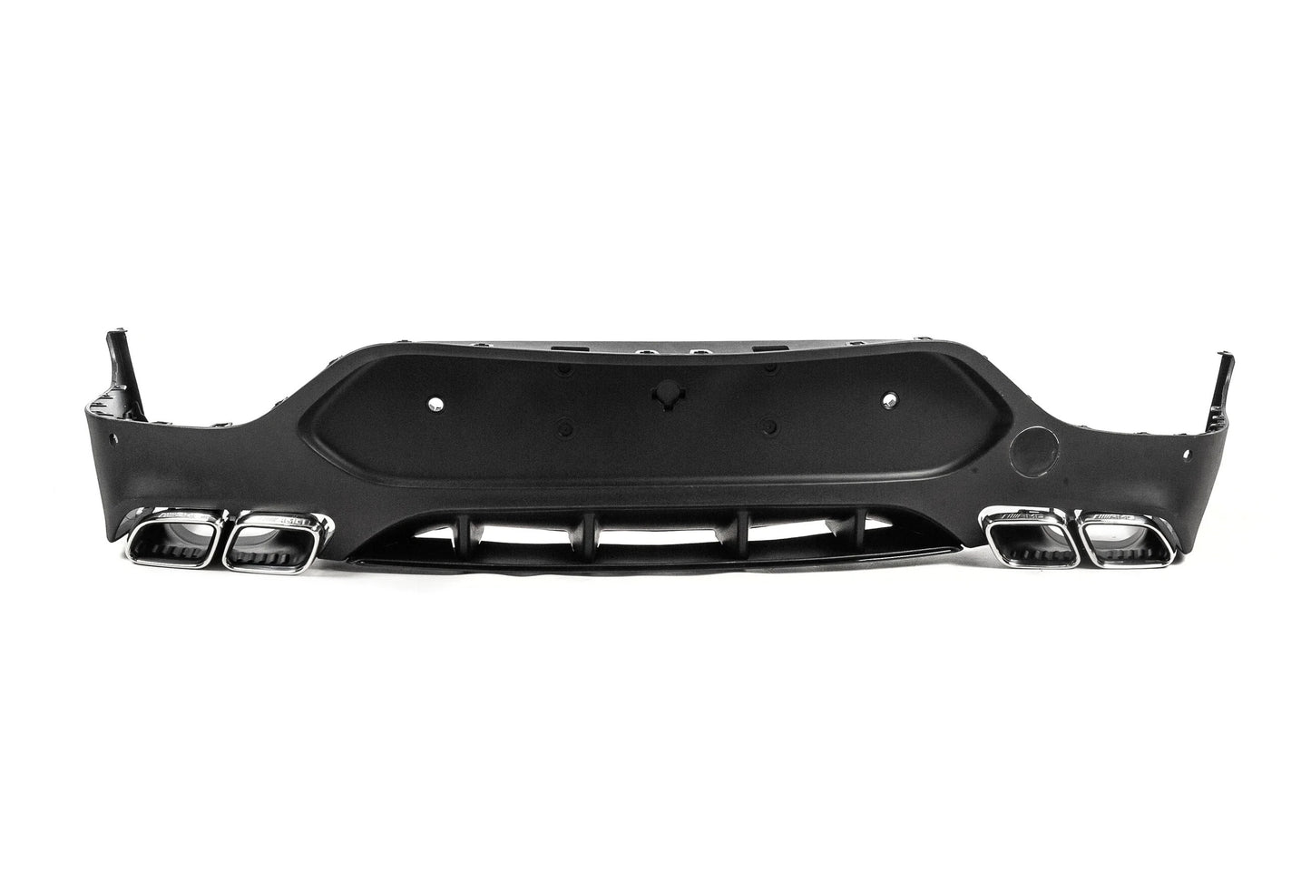 Rear Diffuser with Tips Silver (AMG63 Design) for Mercedes GLC coupe C253 2016-2023 - image 2