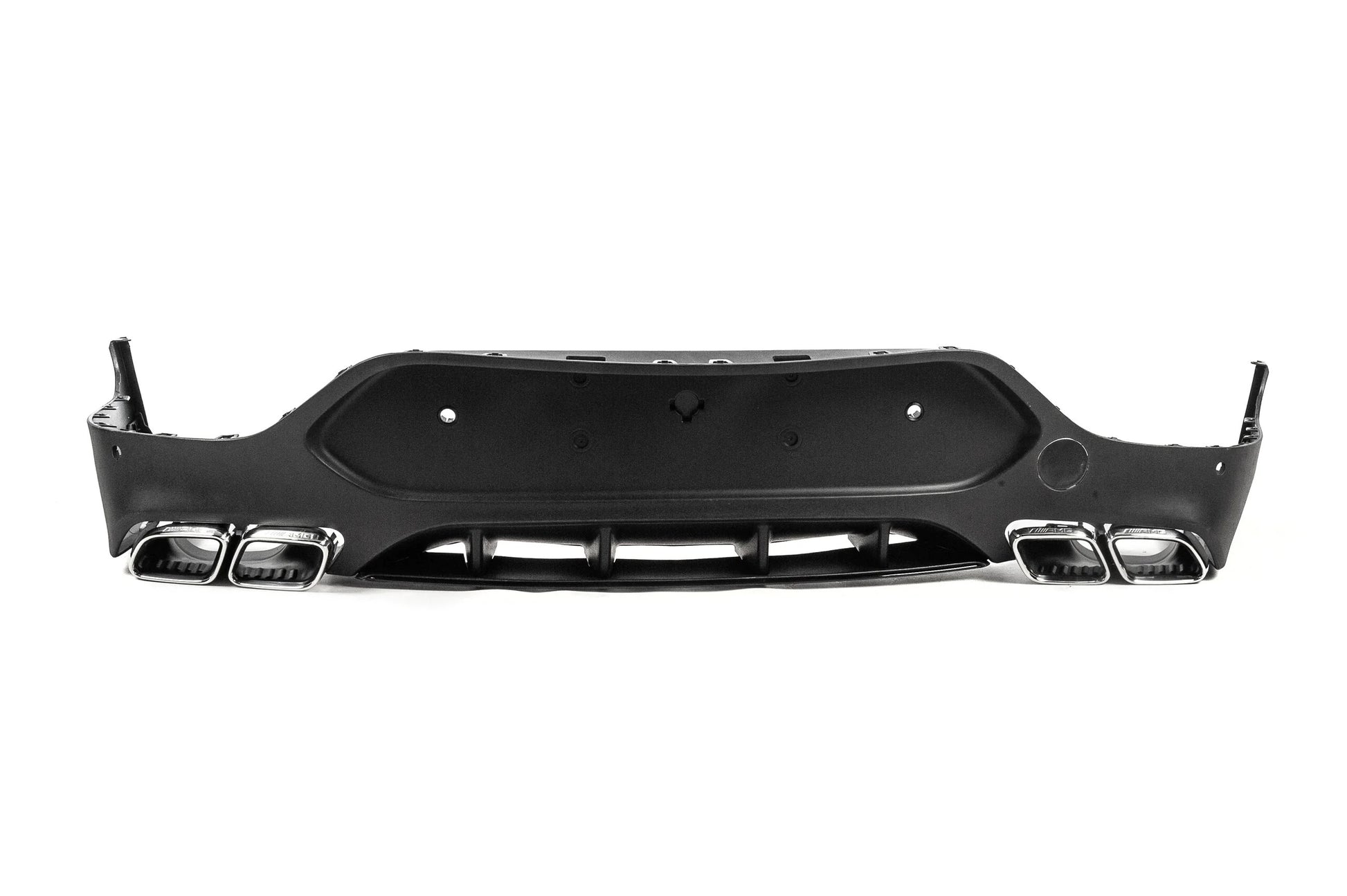 Rear Diffuser with Tips Silver (AMG63 Design) for Mercedes GLC coupe C253 2016-2023 - image 2