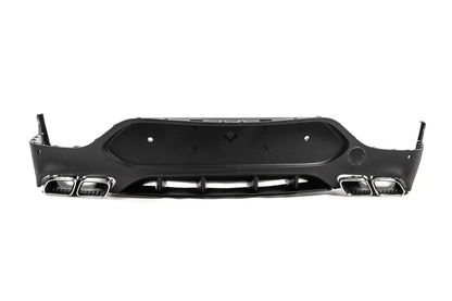 Rear Diffuser with Tips Silver (AMG63 Design) for Mercedes GLC coupe C253 2016-2023 - image 2