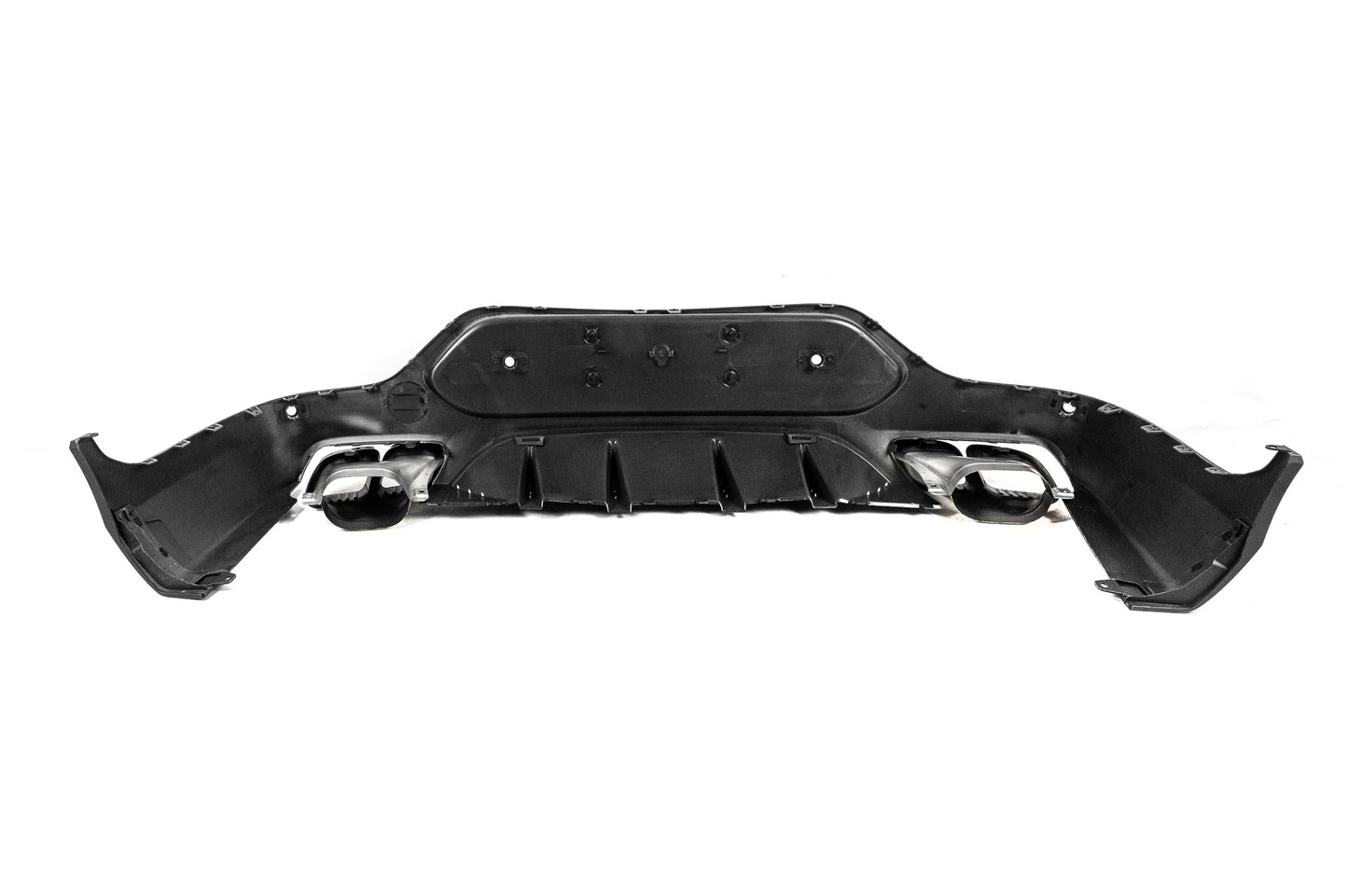 Rear Diffuser with Tips Silver (AMG63 Design) for Mercedes GLC coupe C253 2016-2023 - image 4