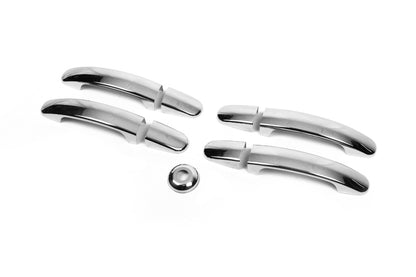 Door Handle Covers OmsaLine (Stainless Steel) for Ford Custom 2013-2022 - image 1