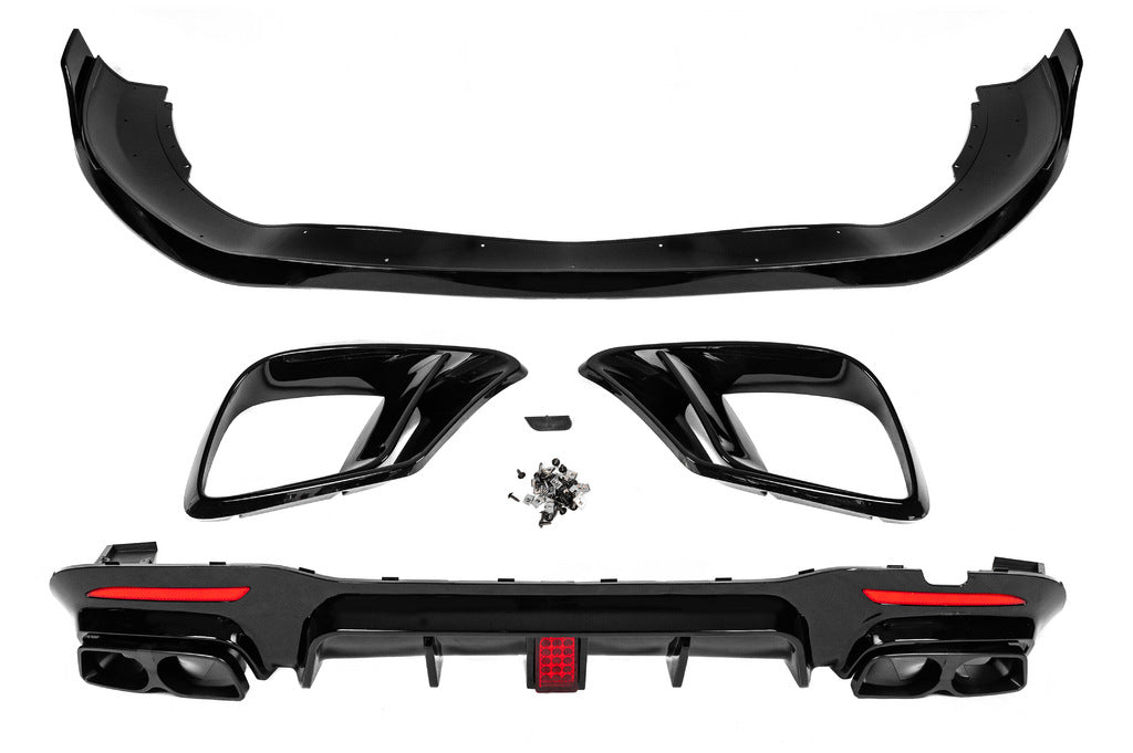 BRB body kit set (black, 2018+) for Mercedes S-сlass W222 2013-2022 - image 2