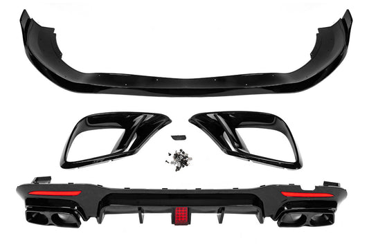 BRB body kit set (black, 2018+) for Mercedes S-сlass W222 2013-2022 - image 2