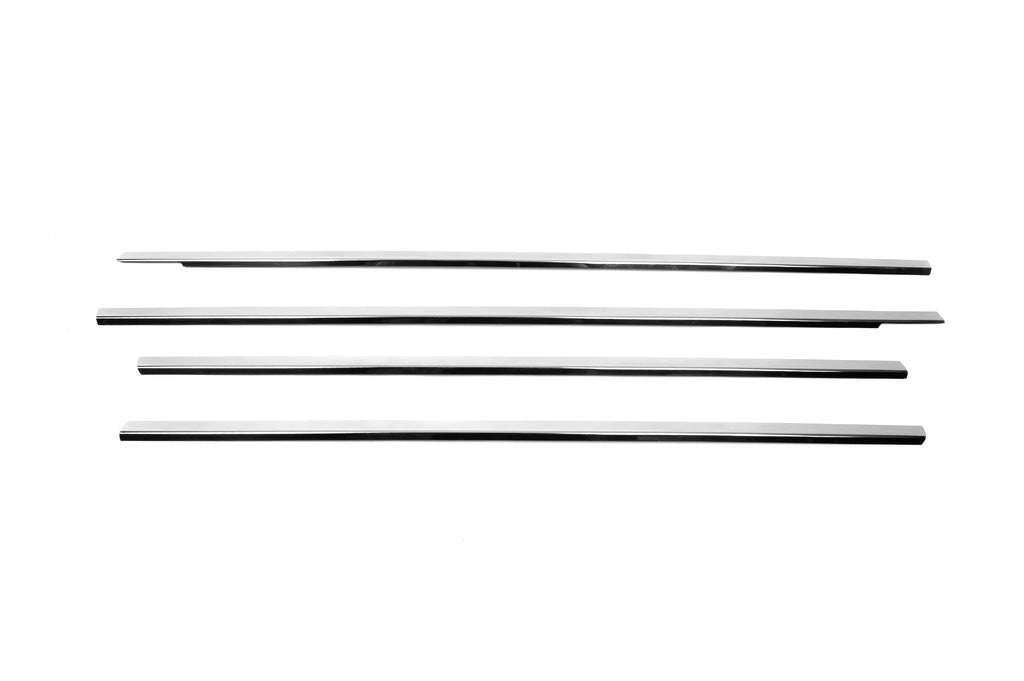 The outer edging of the glass (4 pieces, stainless steel) for Hyundai Accent 2006-2010 - image 4