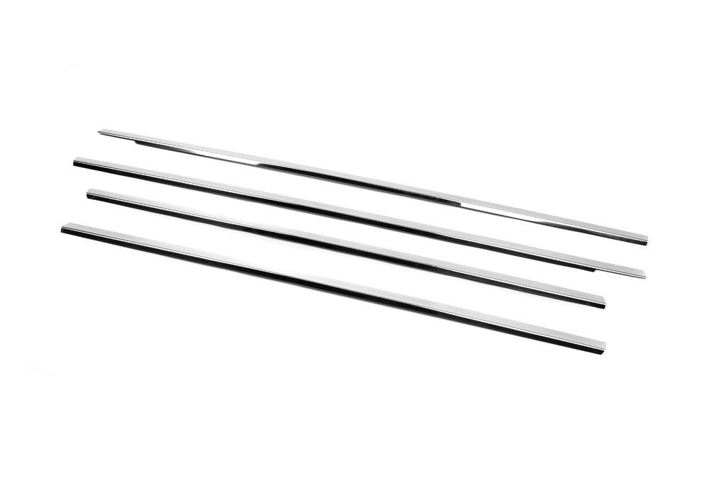 The outer edging of the glass (4 pieces, stainless steel) for Hyundai Accent 2006-2010 - image 3