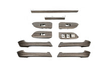 Dark wood trim insert set for Toyota Land Cruiser Prado 150 2009-2023 - image 1