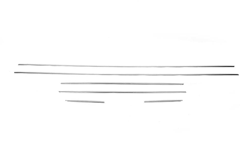 Window edging (stainless) for Kia Rio 2012-2017 - Reelken Auto