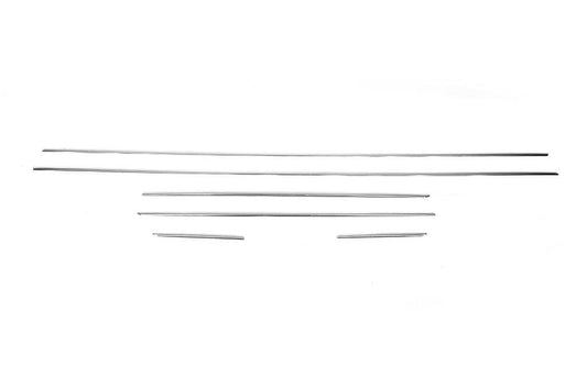 Window edging (stainless) for Kia Rio 2012-2017 - Reelken Auto