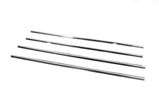 The edging of the glass (4 pieces, stainless.) for Land Rover Freelander II - Reelken Auto