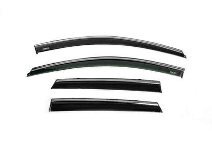 Window vents with chrome (4 PCs, Niken) for Hyundai I-30 2017↗ - Reelken Auto