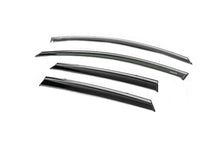 Window deflectors with chrome trim (4 pcs, Niken) for Hyundai I-30 2017- - image 2