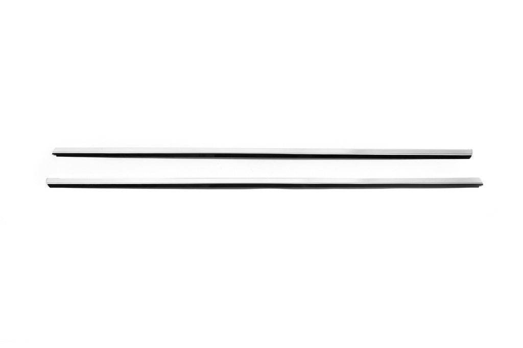 Window trim (2 pcs, stainless steel) for Opel Combo 2002-2012 - Reelken Auto