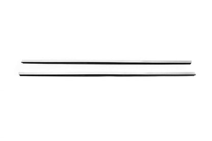 Window trim (2 pcs, stainless steel) for Opel Combo 2002-2012 - Reelken Auto